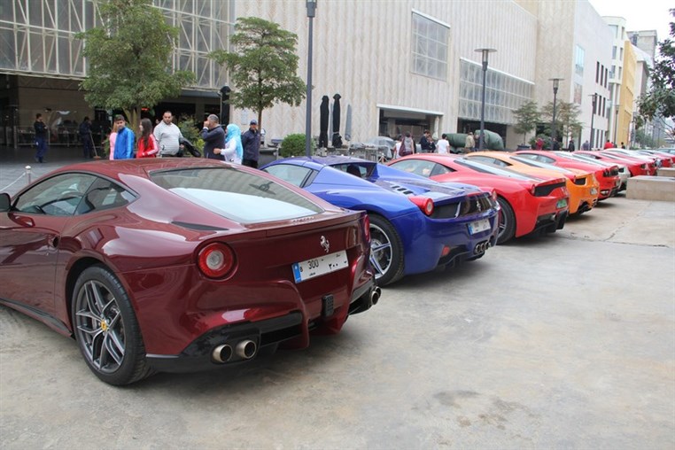 Ferrari Car Show at Beirut Souks
